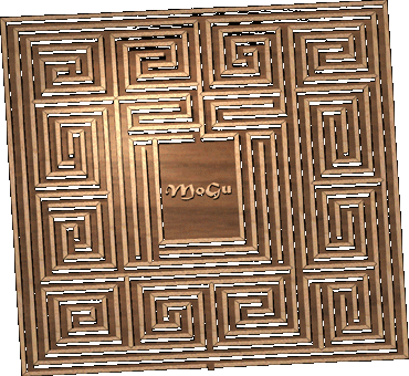 Quadratischer Irrgarten